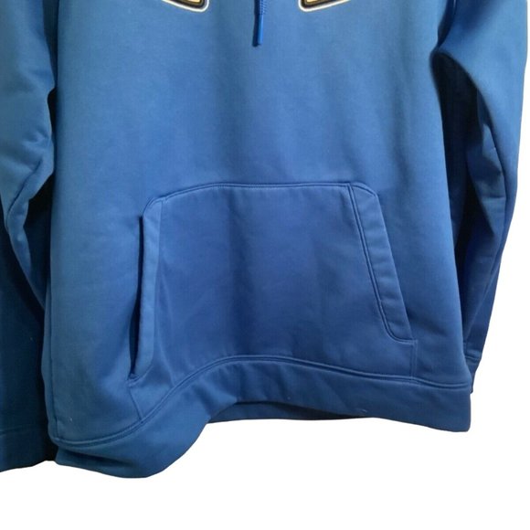 Under Armour Loose Coupe Lache Hoodie Size MD Kangaroo Pocket Royal Blue - Picture 15 of 16